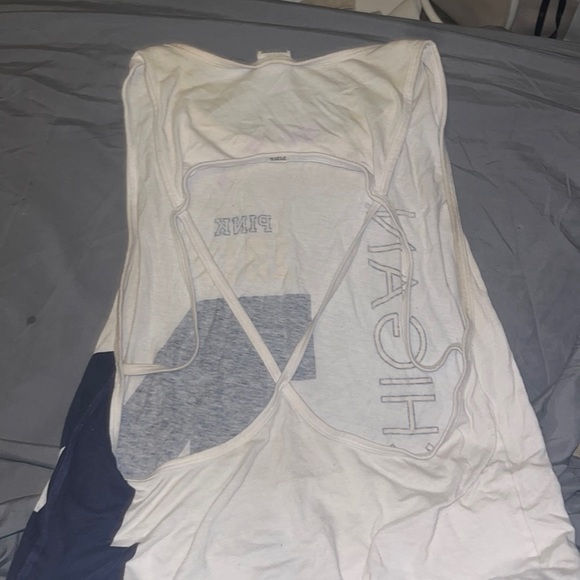 White pink tank top - Picture 2 of 2